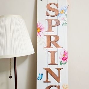 Spring home wall decor board